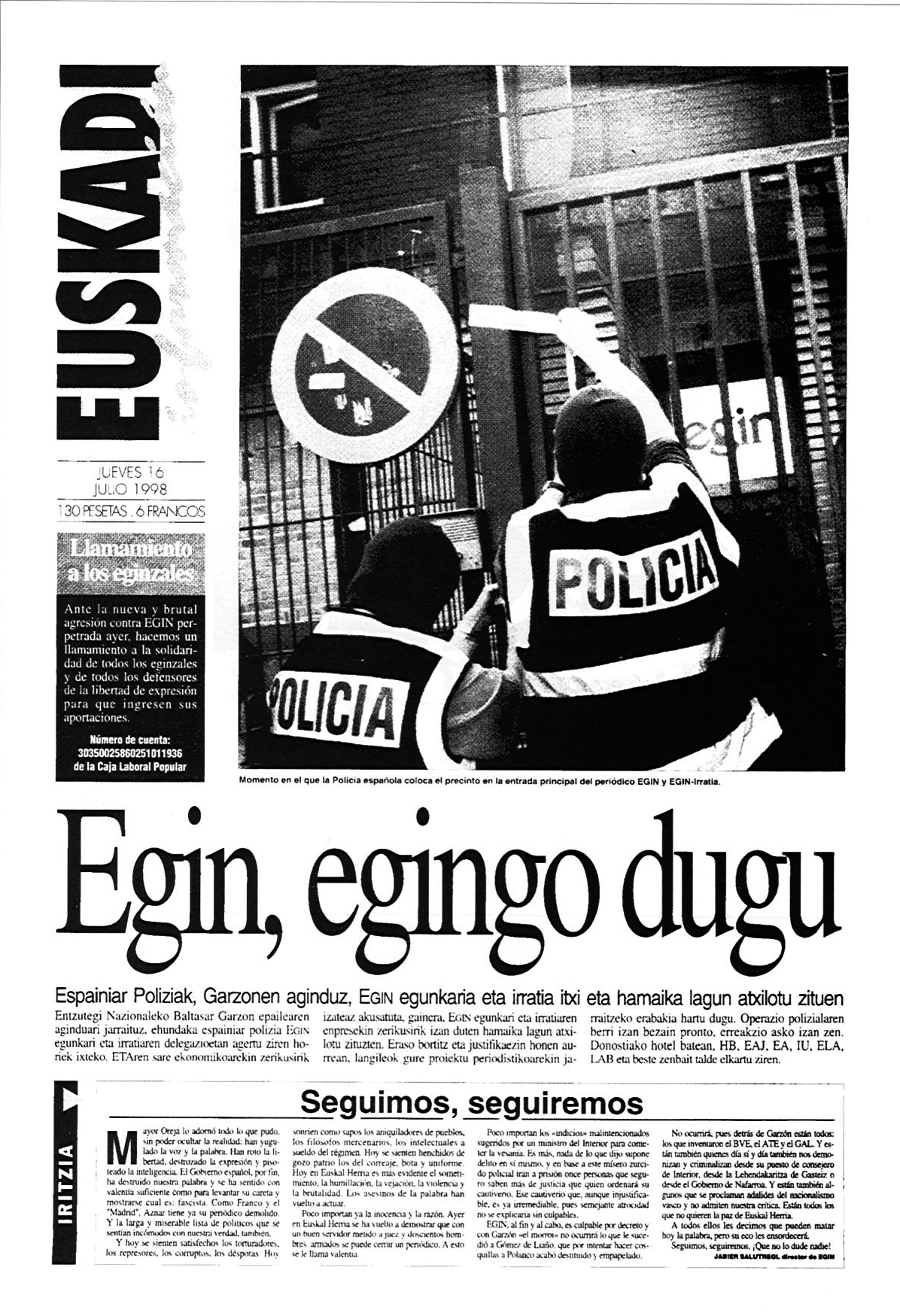 Efemeride adibidea